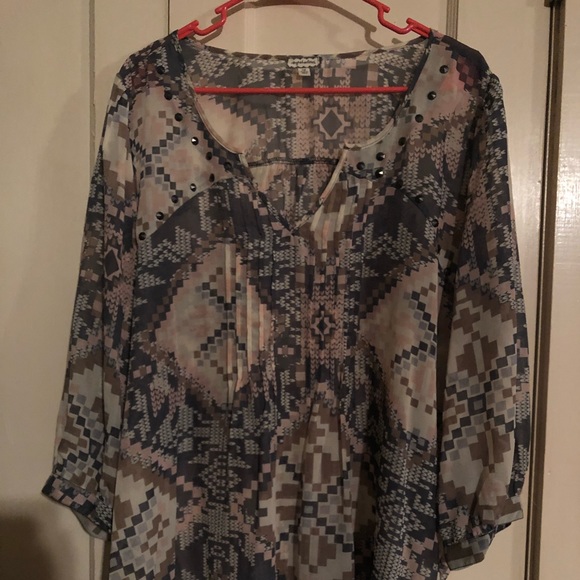 jcpenney Tops - Multi Colored Dress Shirt